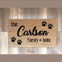 PERSONALIZED mat (family) - Pawsture Shop
